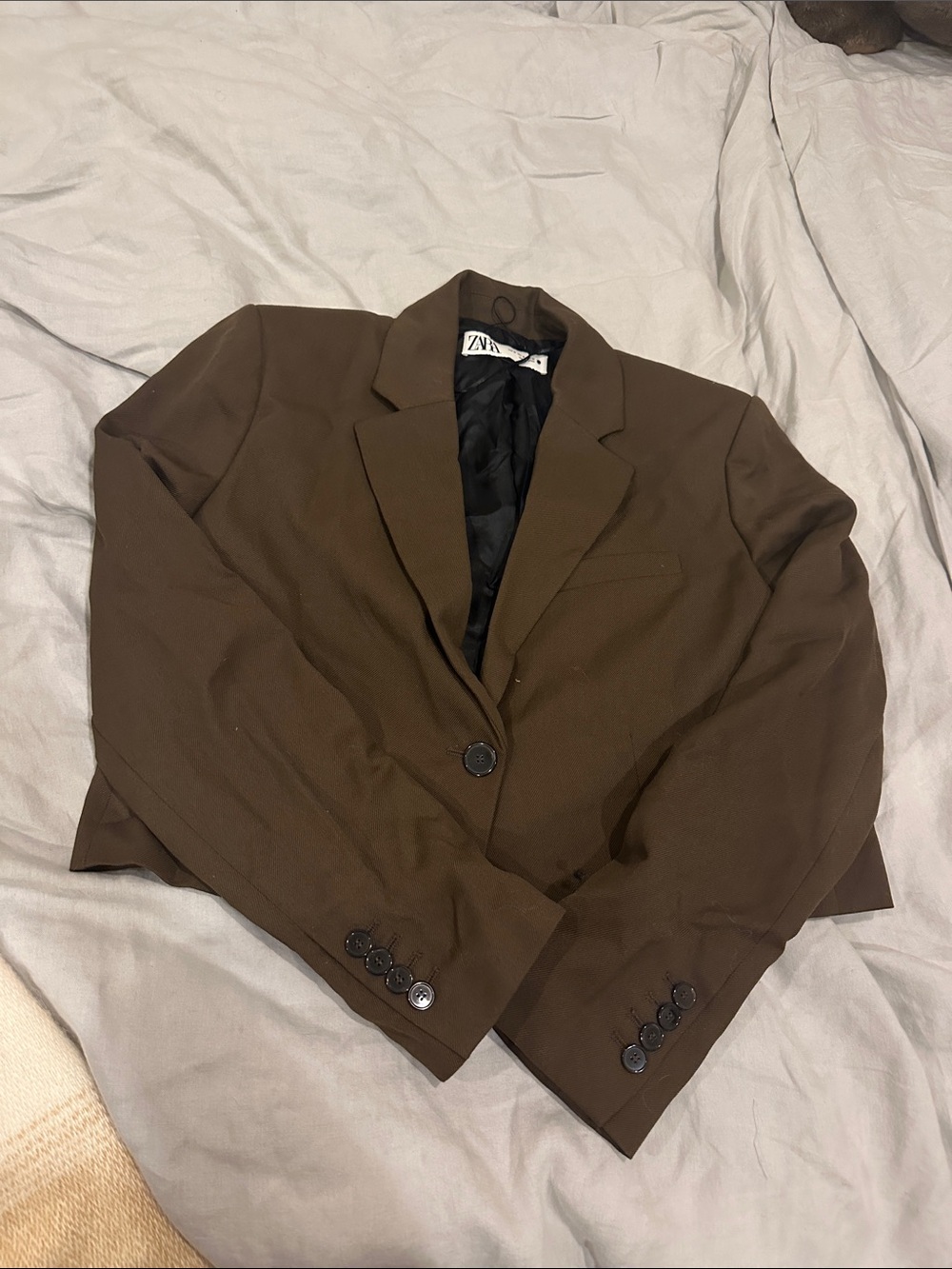 ZARA crop blazer